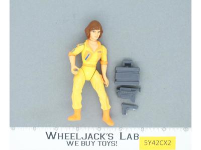 April O'Neil Teenage Mutant Ninja Turtles TMNT 1988 Playmates Blue Stripe