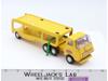 Semi Truck Car Hauler Trailer YELLOW 9" Tonka 1970s Vintage NO CARS