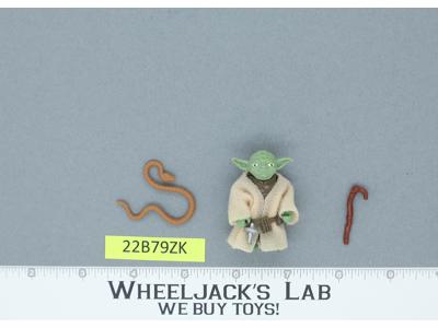 Yoda W/BROWN Snake 100% Complete Star Wars ESB 1980 Vintage Kenner NO REPRO