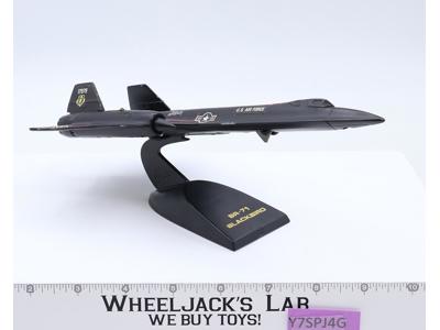 #1165 USAF SR-71 Blackbird Force One Die-Cast 1988 ERTL 10" Reconnaissance Plane