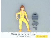 April O'Neil Teenage Mutant Ninja Turtles TMNT 1988 Playmates Blue Stripe