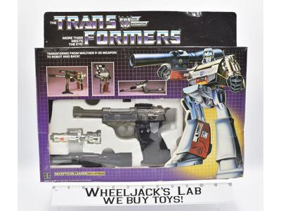 Megatron 100% Complete MIB Complete 1984 Vintage G1 Transformers Action Figure
