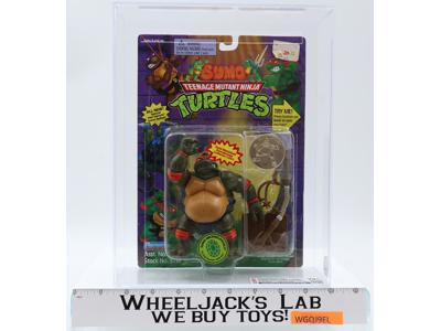 Sumo Michaelangelo w/ Coin CAS GRADED 75+ 80/75/90 TMNT Playmates NEW SEALED