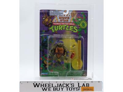 Movie Star Don CAS GRADED 80 80/80/90 TMNT 1994 Playmates Figure NEW SEALED