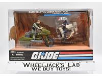 Ram Cycle vs. Cobra Flight Pod MISB 25th Anniversary GI Joe 2008 Hasbro