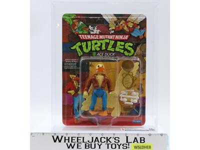 Ace Duck Hat Off CAS GRADED 75 70/80/85 TMNT 14-Back 1989 Playmates NEW SEALED