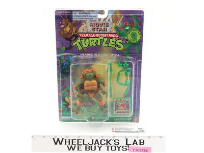 Movie Star Mike CAS GRADED 80+ 80/80/90 TMNT 1994 Playmates Figure NEW SEALED