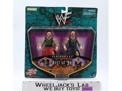 Mosh & Thrasher Tag Team Best of '98 WWF 1998 Jakks Pacific Figure NEW SEALED
