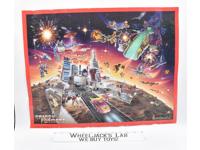 Metroplex 1986 SpaghettiOs Promotional Poster 17 x 22 G1 Transformers Vintage