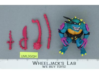Slash 100% Complete Teenage Mutant Ninja Turtle TMNT 1990 Playmates Vintage