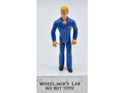 Blue Service Man Mechanic 5" Play People Tonka Employee Owned 1979