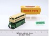 DINKY Toys #290 Double Deck Bus Dunlop Diecast 1954 Vtg Meccano England