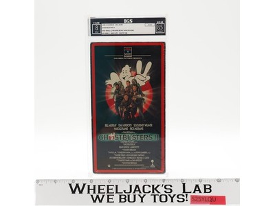 Ghostbusters II 1989 No ISBN # Back UPC White Tab Columbia IGS 8 / 8.5 Seal VHS