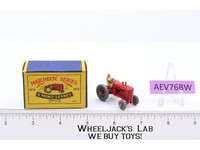 Massey Harris Tractor No. 4 MOKO Lesney Matchbox Series 1957 Vtg England Diecast