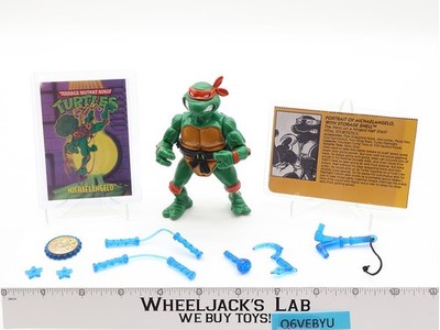 Storage Shell Michaelangelo Black Belt 100% Complete TMNT 1994 Playmates Figure