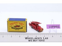 Dennis Fire Engine #9B MOKO Lesney Matchbox 1957 Vintage England Diecast Toy