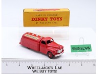 DINKY Toys #440 Tanker Mobilgas Diecast 1958 Vtg Meccano England