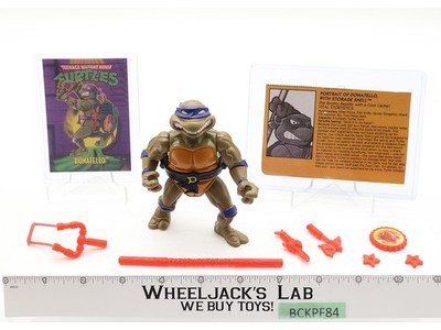 Storage Shell Donatello Black Belt 100% Complete TMNT 1994 Playmates Figure