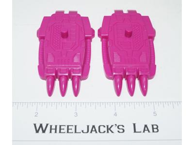 Piranacon Snaptrap Feet Foot Pair Vintage Hasbro 1988 G1 Transformers