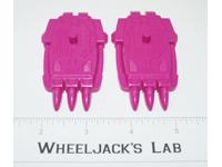 Piranacon Snaptrap Feet Foot Pair Vintage Hasbro 1988 G1 Transformers
