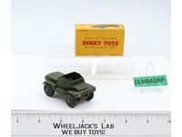 DINKY Toys #673 Military Scout Car With Driver Diecast 1953 Vtg Meccano England