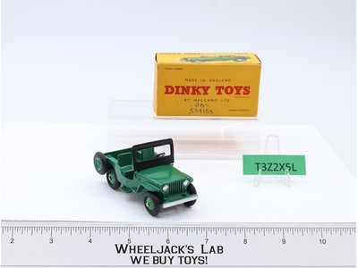DINKY Toys #405 Universal Jeep Diecast 1963 Vtg Meccano England
