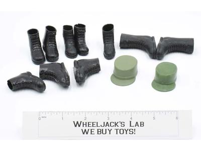 G.I. Joe Lot of Caps &amp; Shoes Hasbro Accessory