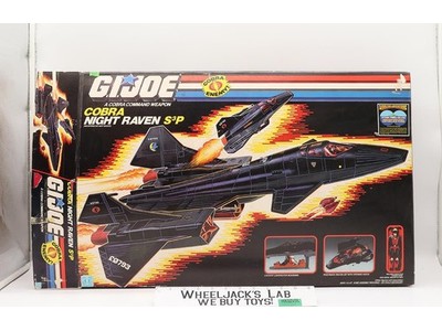 Cobra Night Raven S3P W/Strato-Viper Complete W/Box G.I. Joe 1986 Hasbro Vintage