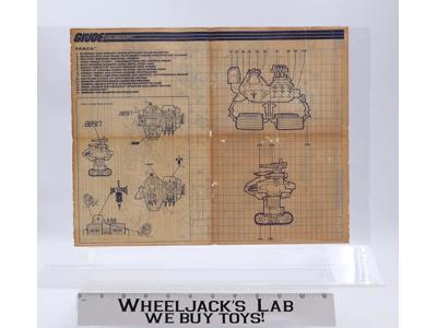 D.E.M.O.N. 1988 ORIGINAL Instructions Blueprints G.I. Joe Hasbro