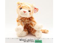 Amber Orange Cat Kitty Beanie Buddy 1999 Ty Plush Stuffed Animal NEW W/TAGS