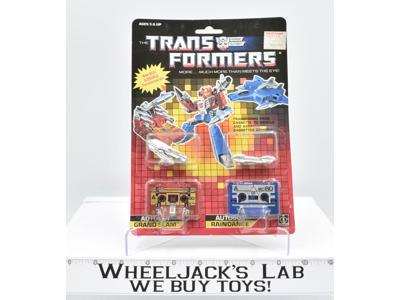 Grand Slam &amp; Raindance W/ BUBBLE Vintage Hasbro 1987 G1 Transformers