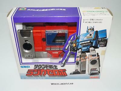 NEW Blaster Radi-Cassette Robo RED MC-21 Micro Change Pre Transformers Takara
