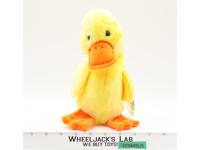 Quackers the Duck Beanie Buddy 1999 Ty Plush Stuffed Animal NEW W/TAGS