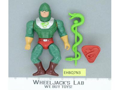King Hiss 100% Complete He-Man Masters of the Universe MOTU 1986 Mattel Vintage