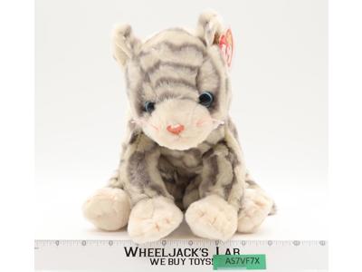 Silver Gray Cat Kitty Beanie Buddy 1999 Ty Plush Stuffed Animal NEW W/TAGS