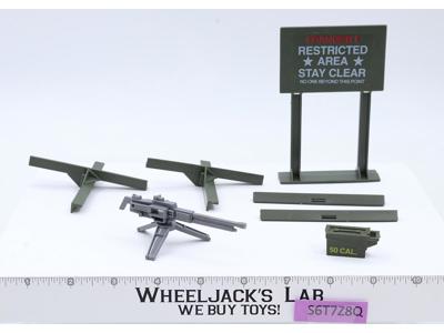 Machine Gun Defense Unit GI Joe 1984 Hasbro Action Figure Playset