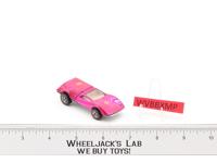 Tri-Baby HOT PINK 1969 1970 Redline Hot Wheels Mattel Vintage Redline W/ BUTTON