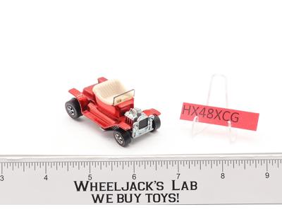 Hot Heap Red w/ White Interior 1968 Hot Wheels Mattel Vintage Redline RL