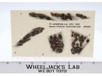 Battle Damaged Tie Fighter UNUSED Sticker Sheet ORIGINAL 1978 Star Wars Kenner