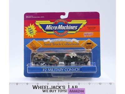 Semi Truck Collections Military Convoy #2 Micro Machines Galoob 1989 NEW MOSC
