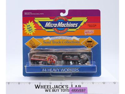 Semi Truck Collections #4 Heavy Workers Micro Machines Galoob 1989 NEW MOSC
