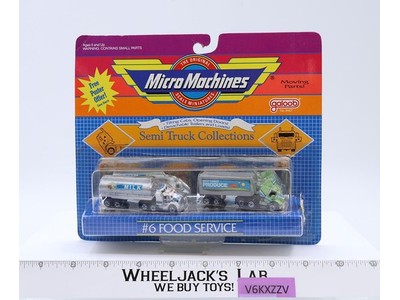 Semi Truck Collections #6 Food Service Micro Machines Galoob 1989 NEW MOSC