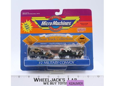 Semi Truck Collections Military Convoy #2 Micro Machines Galoob 1989 NEW MOSC