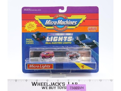 Micro Lights Collection #7 Micro Machines Galoob 1989 Vintage MOSC