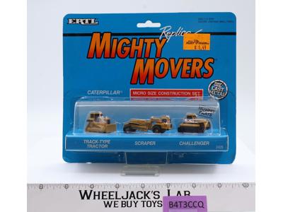 Caterpaller Micro Size Construction Set Replica Mighty Movers Ertl 1991 MOSC