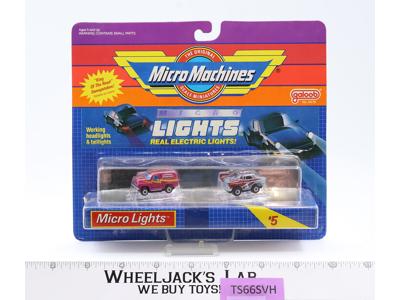 Micro Lights Collection #5 Micro Machines Galoob 1989 Vintage MOSC