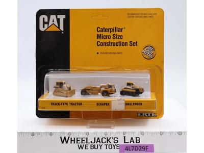 Caterpillar Micro Size Construction Set Tractor/Scraper/Challenger Ertl MOSC