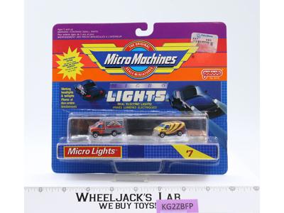Micro Lights Collection #7 6478 Micro Machines Galoob 1989 Vintage MOSC