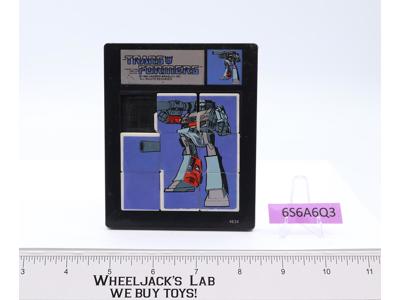 Megatron Slide Puzzle G1 Transformers 1984 Hasbro American Publishing Vintage