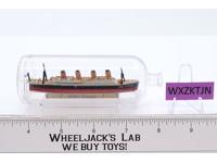 HMS Titanic Ocean Liner Ship in a Bottle Micro Machines 1991 Galoob Vintage
